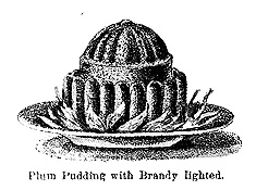 "Plum Pudding with Brandy Lighted", Leeds University Library